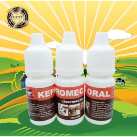 Obat Scabies Kelinci KEPROMEC ORAL 5 ML