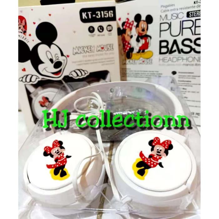 HEADPHONE MICKEYMOUSE/HEADPHONE MOTIF MICKEY MOUSE KT3156 MUSIC STEREO