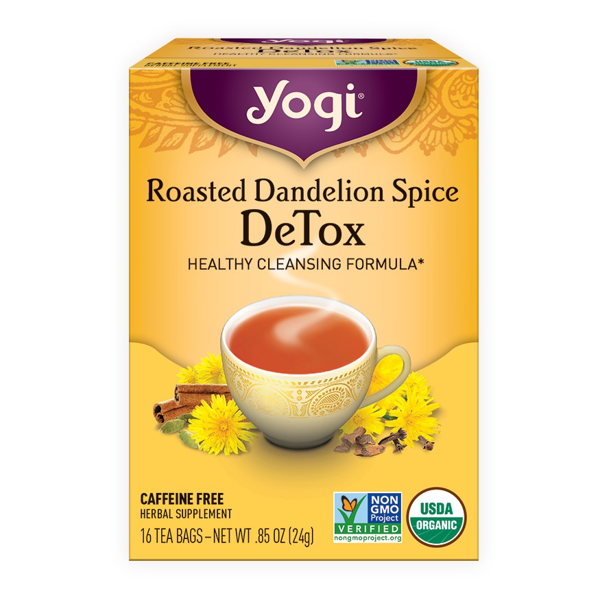 

Yogi Roasted Dandelion Spice DeTox Tea / Teh Detox Alami / Dandelion
