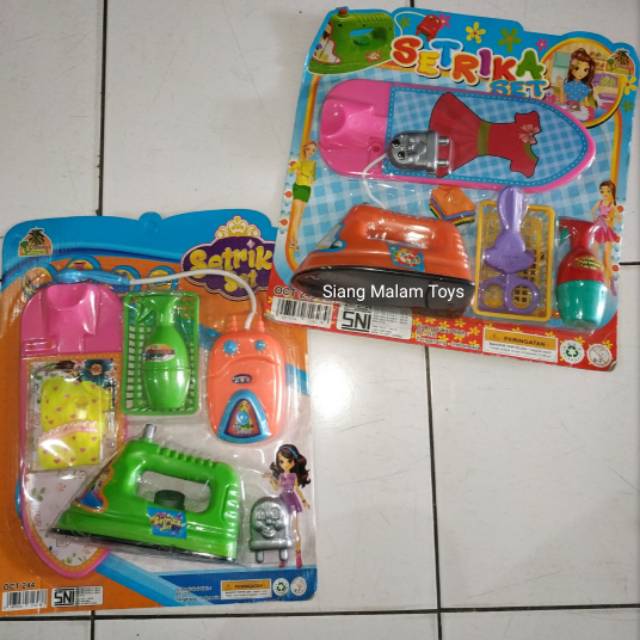 Mainan Anak Perempuan Cewek Setrika Setrikaan Set Gosokan
