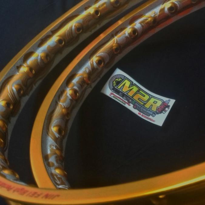 VELG JINFEI 1.40 GOLD / VELG UKIR JUNFEI EMAS / VELG MURAH /VELG MOTOR