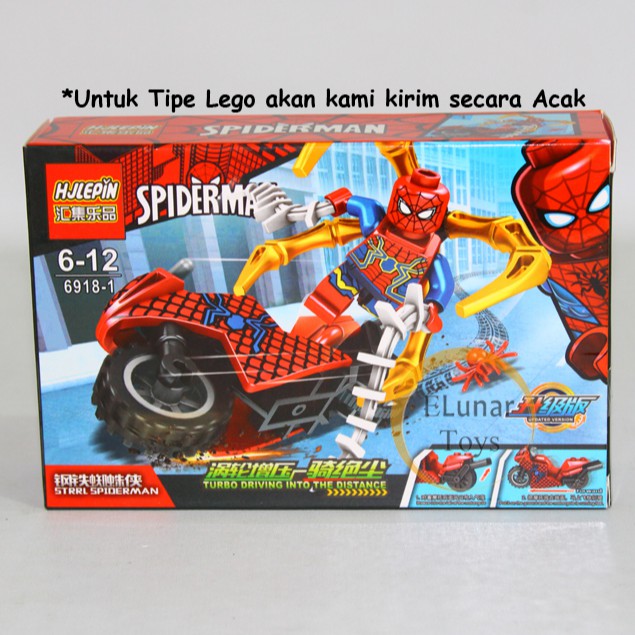 Lego Minifigure Spiderman Versi HJLEPIN