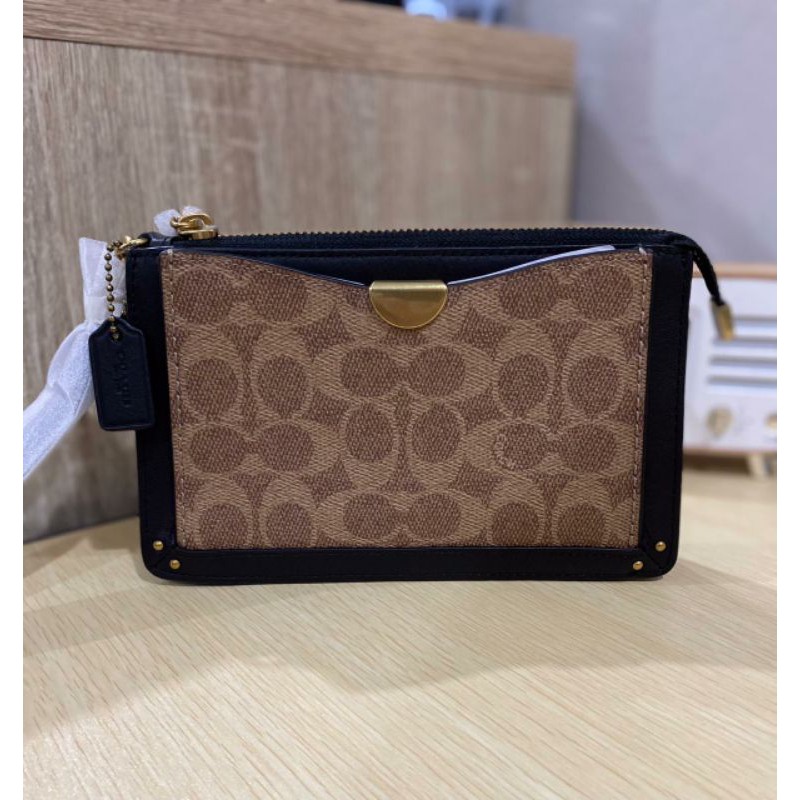 Coach dreamer wrislet signature tan black