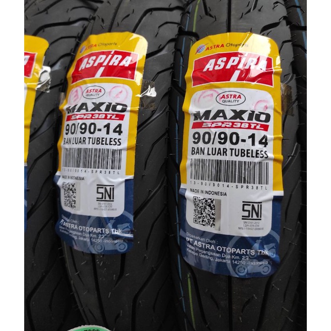 ban tubles matic Aspira spr38 90/90 ring 14 free pentil