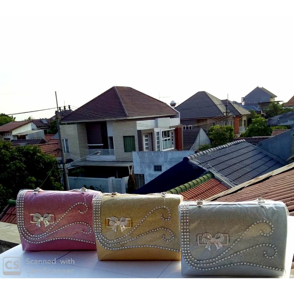 TAS PESTA ASHANTY MODEL CLUCTH DAN SELEMPANG TERKESAN MEWAH DAN ELEGAN DERA SHOP99