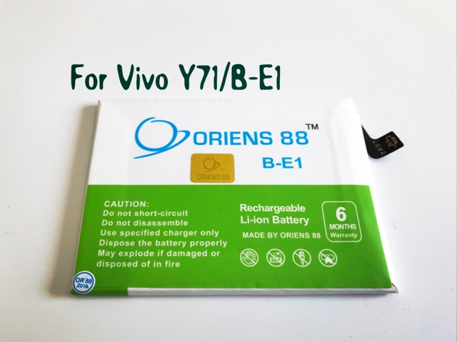 (P) Baterai batre battery Vivo VI Y71 B E1 double power/IC oriens88