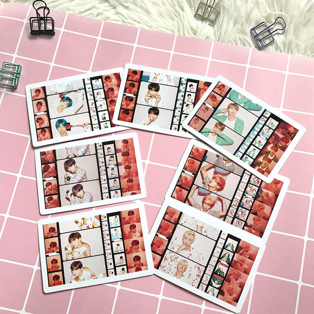 54pcs Kartu Lomo Foto Kpop Bts Bt21 Untuk Reparasi