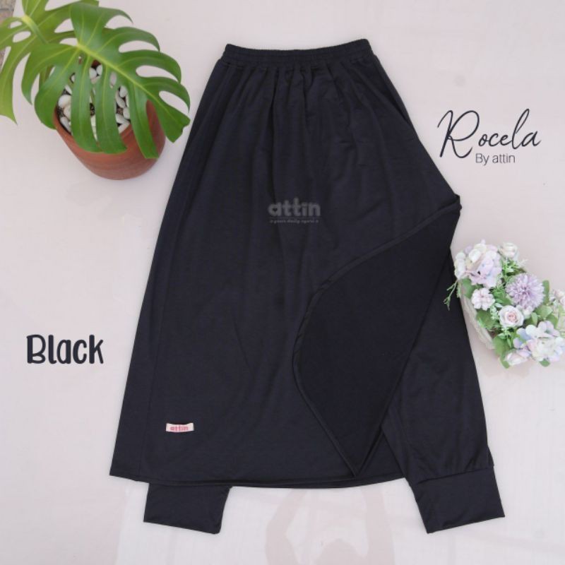 Afifa Collection Rok Celana  Attin Hitam