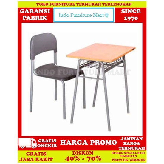 Kursi Sekolah Kuliah Belajar Study Chair Chitose Econs Kursi Dan Meja