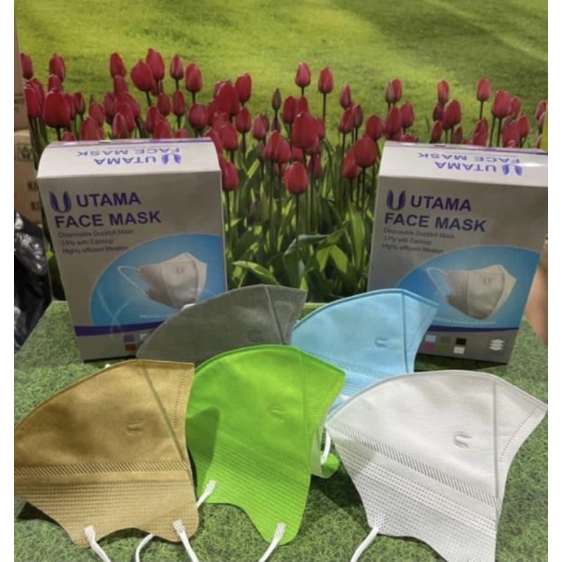 Masker Duckbill dewasa murah warna-warni/putih/ duckbill hijab.masker duckbill merk utama