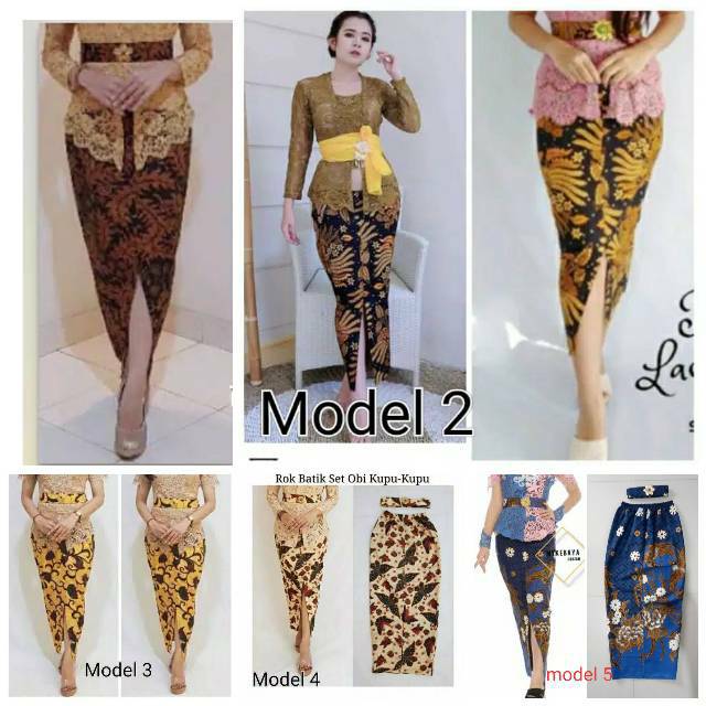 Jual Rok Batik Dan Obi Bawahan Kebaya Batik Cantik Dan Modern Indonesia Shopee Indonesia