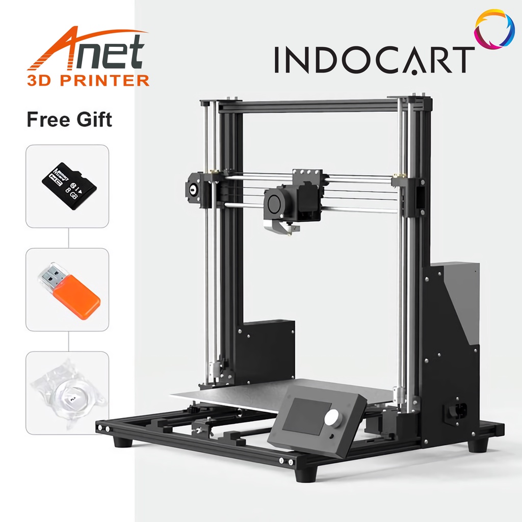 3D Printer Anet A8+ PLUS Metal Frame Terbaru Prusa i3 Garansi Resmi