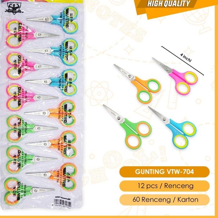 

Hot Sale - Harga 1 renceng=12pc gunting kecil warna, pemotong, alat potong, gunting warna !!