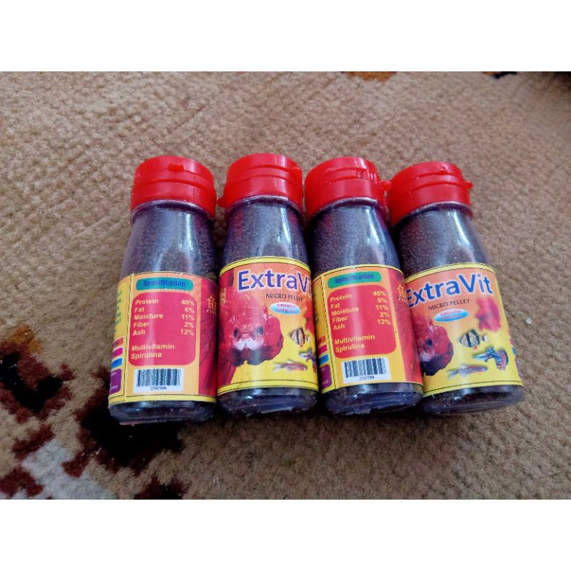 

Extra Vit pelet micro Ikan Hias