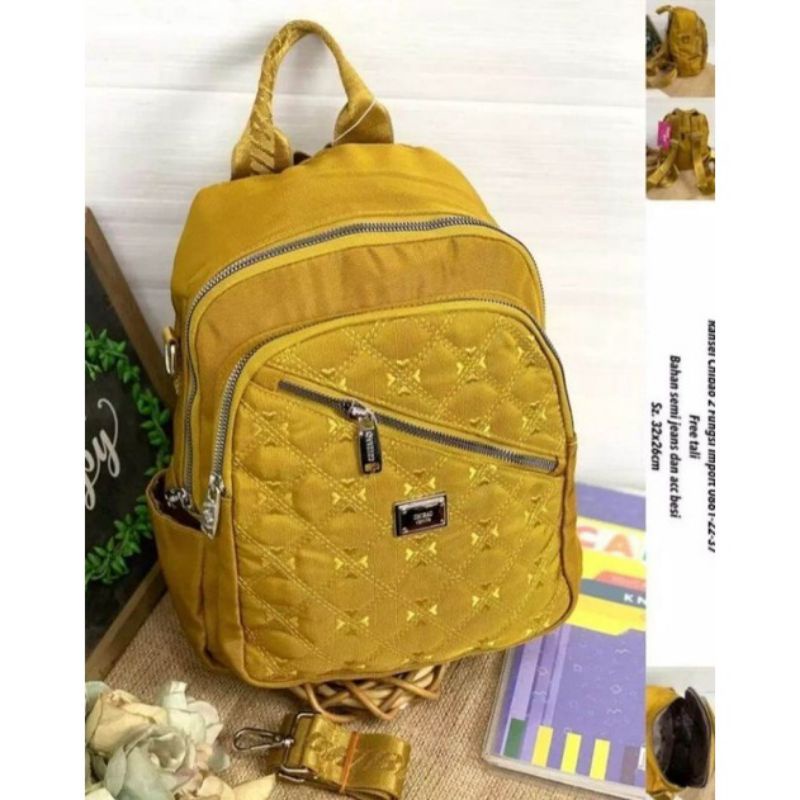 Tas ransel wanita chibao ory import terbaru 0861 kanvas