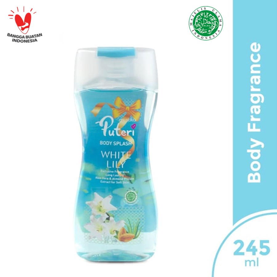 MUSTIKA PUTERI BODY SPLASH WHITE LILY 245ML