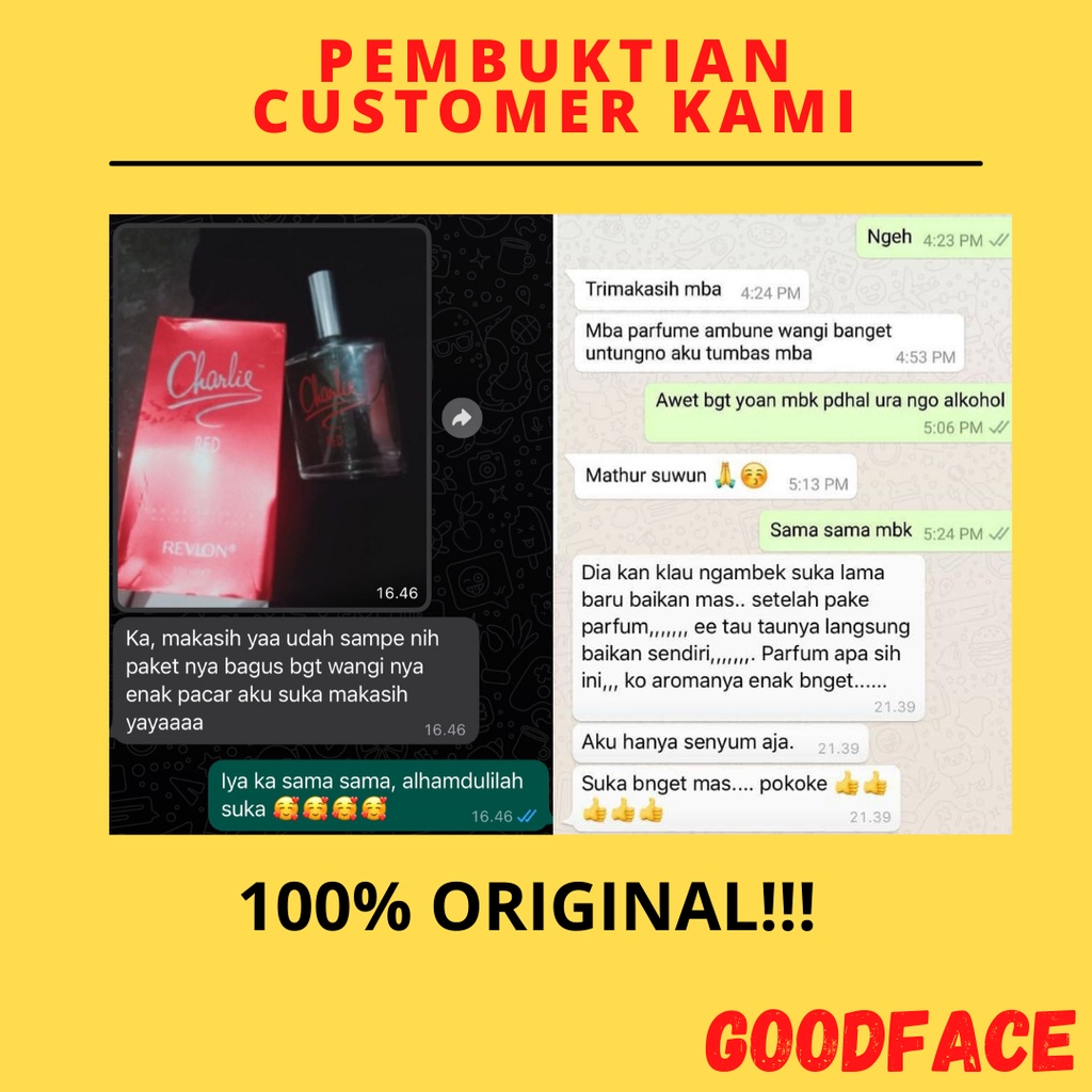 MINYAK WANGI TAHAN LAMA CHARLIE PARFUM REVLON 100ML ORIGINAL - PARFUM CHARLIE 100% ASLI