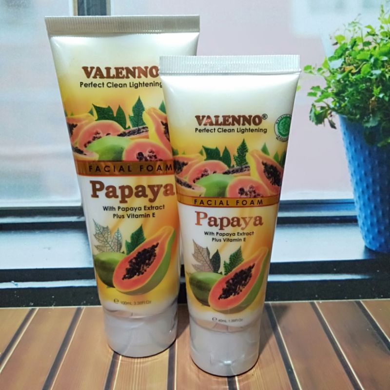 Valeno Perfect Clean Lightening // Facial Foam Papaya