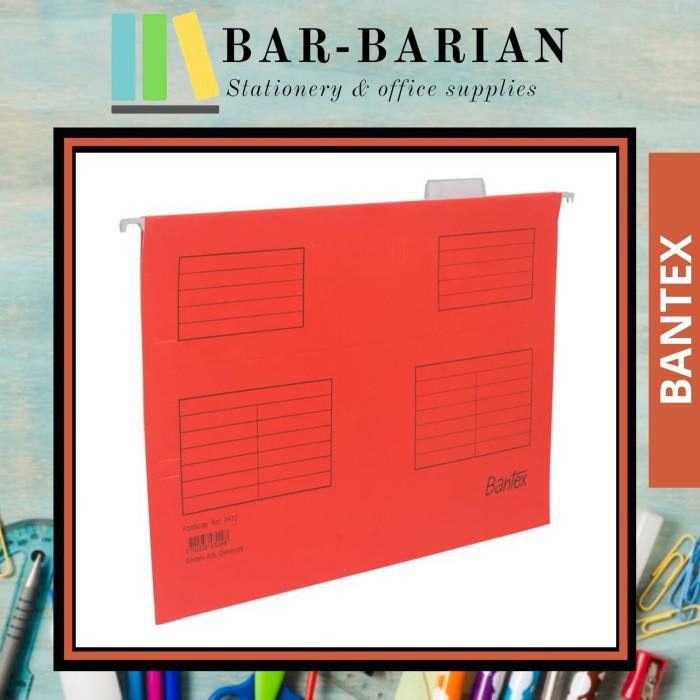 

Hanging Map Bantex 3470 / Hang Map Bantex Folio / Map Gantung Folio - Merah