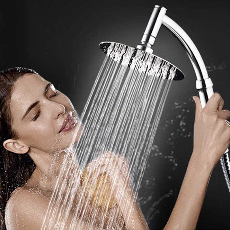 SPCR Kepala Head Shower Mandi Rainfall Stainless Steel Round Shower 201