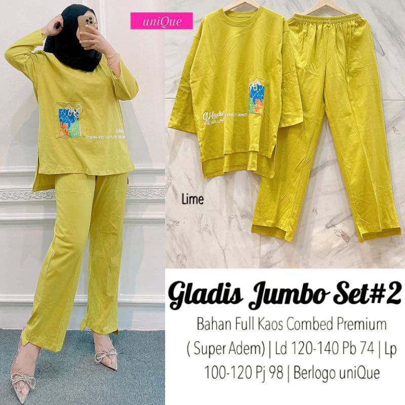 GLADIS JUMBO SET#2 | SETELAN COMBED PREMIUM TERMURAH