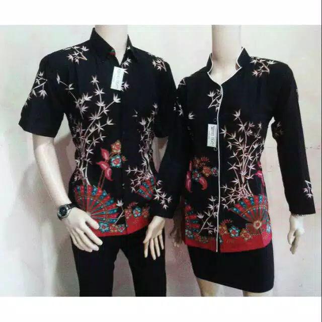 Rama Shinta Couple - Melani Set Couple Lilit Rovella Batik Couple Modern