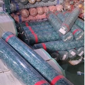 Kain Batik PKK Terbaru Seragam Resmi Bahan Semi Sutera Sutra Sanwos Meteran