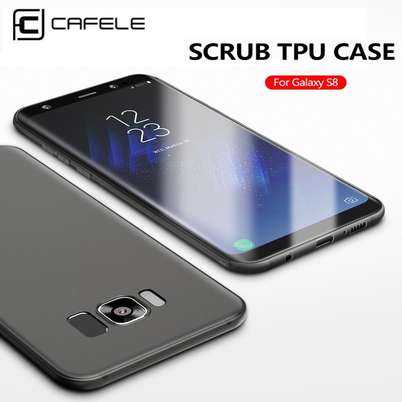 CAFELE Samsung S8 / S8 Plus TPU Soft Case Anti Jejak Jari Scrub Mate Silicone Casing