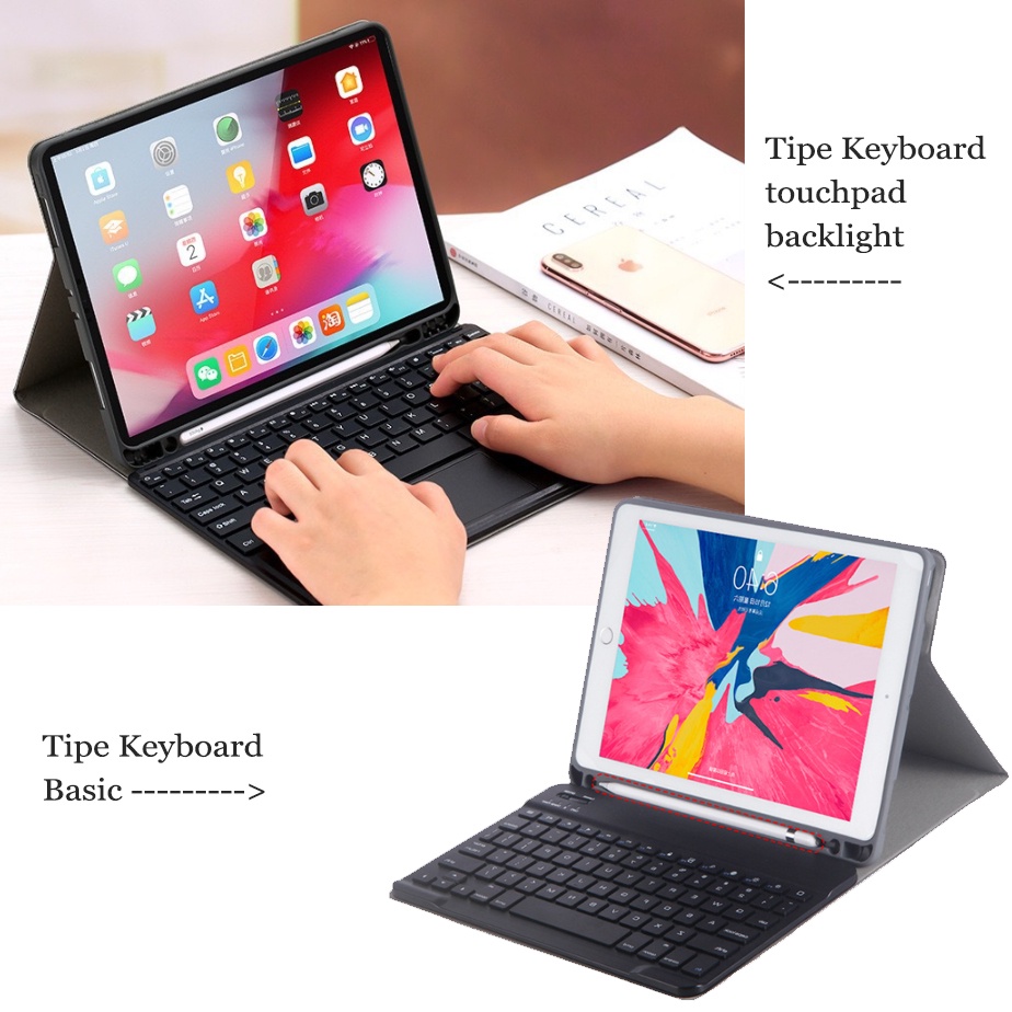 MENO Smart Case Keyboard iPad Pro 11 Pro 12.9 2021 Casing wireless Magnetic Tab baru bluetooth