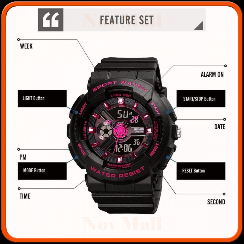 SKMEI Jam Tangan Analog Digital Sporty Pria - 1689