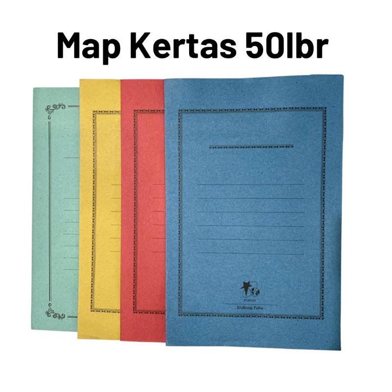 

Map Kertas 1 Bungkus 50 lembar