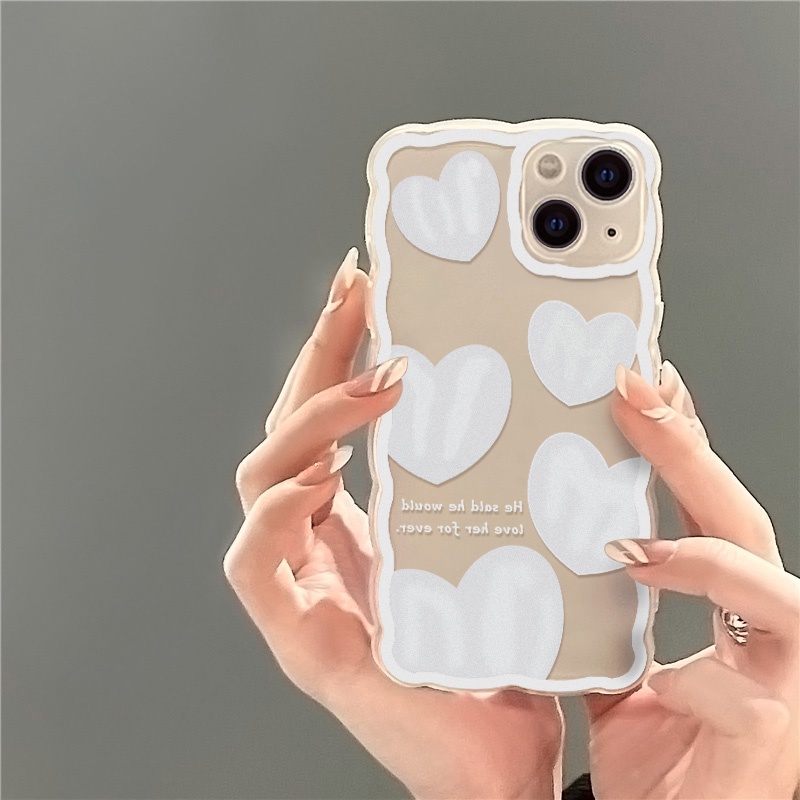 Soft Case Pelindung Lensa Kamera Motif Tulip Dan Hati Tahan Banting Untuk iPhone 13 Pro Max 11 12 Pro X XS Max 7 8 Plus SE 2020