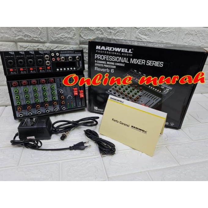 Hardwell Reverb 6 Reverb6 Mixer Audio 6 Channel Original