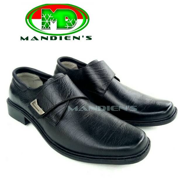 MANDIENS - SJ156 Sepatu Formal Pria Kulit Asli Original Medali Export Quality