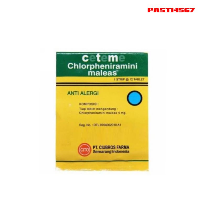 OBAT ALERGI CTM@1 strip