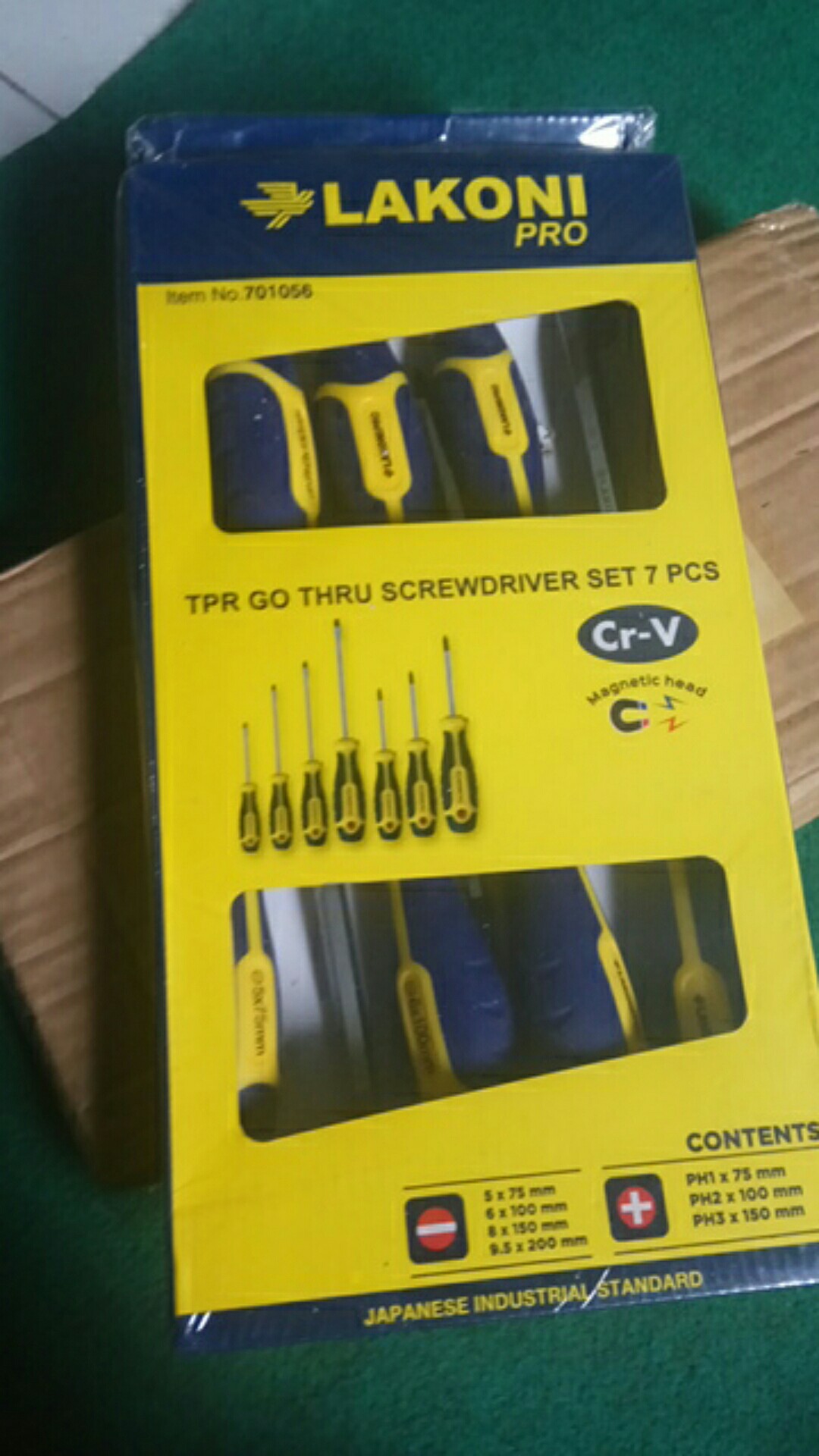 Obeng Set ( Ketok / Tembus )  7 Pc  - Lakoni Pro