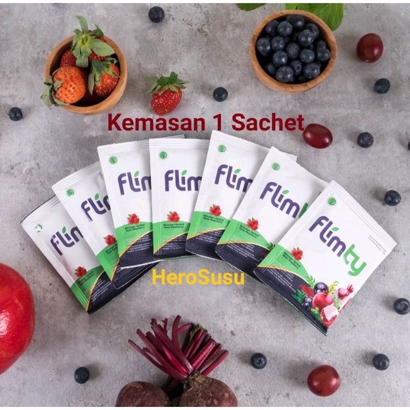 Flimty Fiber kemasan 1 Sachet