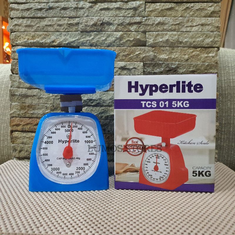 Timbangan Kue Dapur Kitchen Scale Analog Manual Kapasitas 5 KG Hyperlite TCS 01