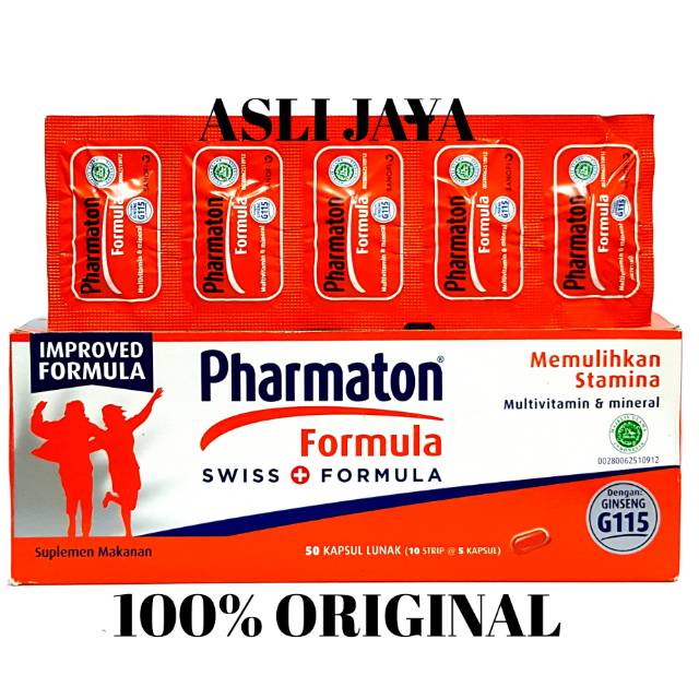 Pharmaton Formula Strip - Isi 5 Kapsul