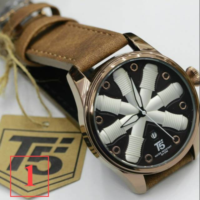 Jam Tangan Pria T5 H3632 T5 H 3632 original leather bergaransi free box