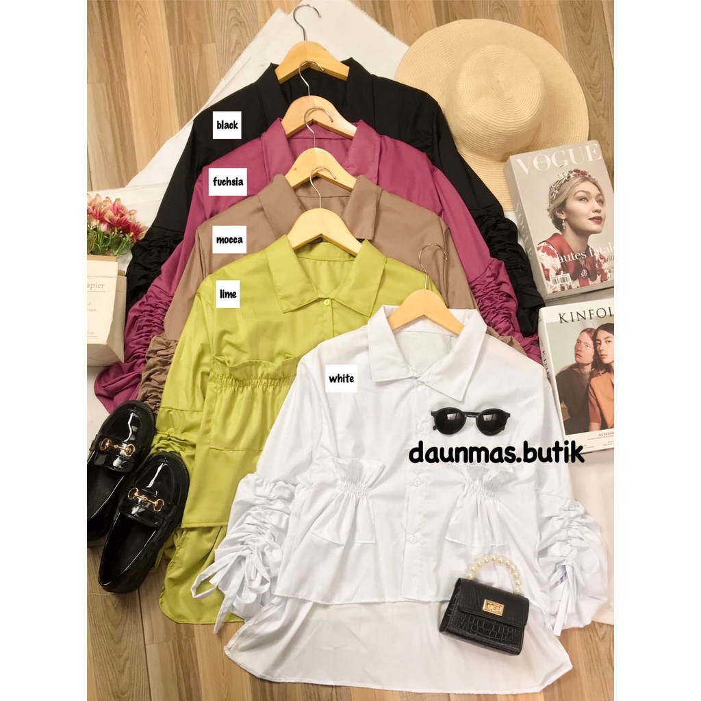 1KG MUAT 5PCS | LUMA BLOUSE SERUT ATASAN WANITA COTTON HITS OOTD FASHION WANITA SELEBGRAM