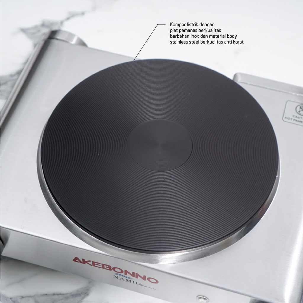 Akebonno Kompor Listrik Electric Stove Portable 600w