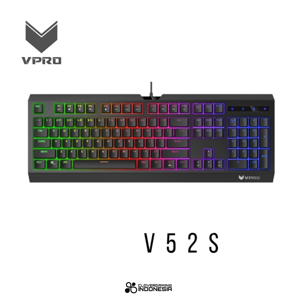 VPro V52S LED Backlit - Gaming Keyboard