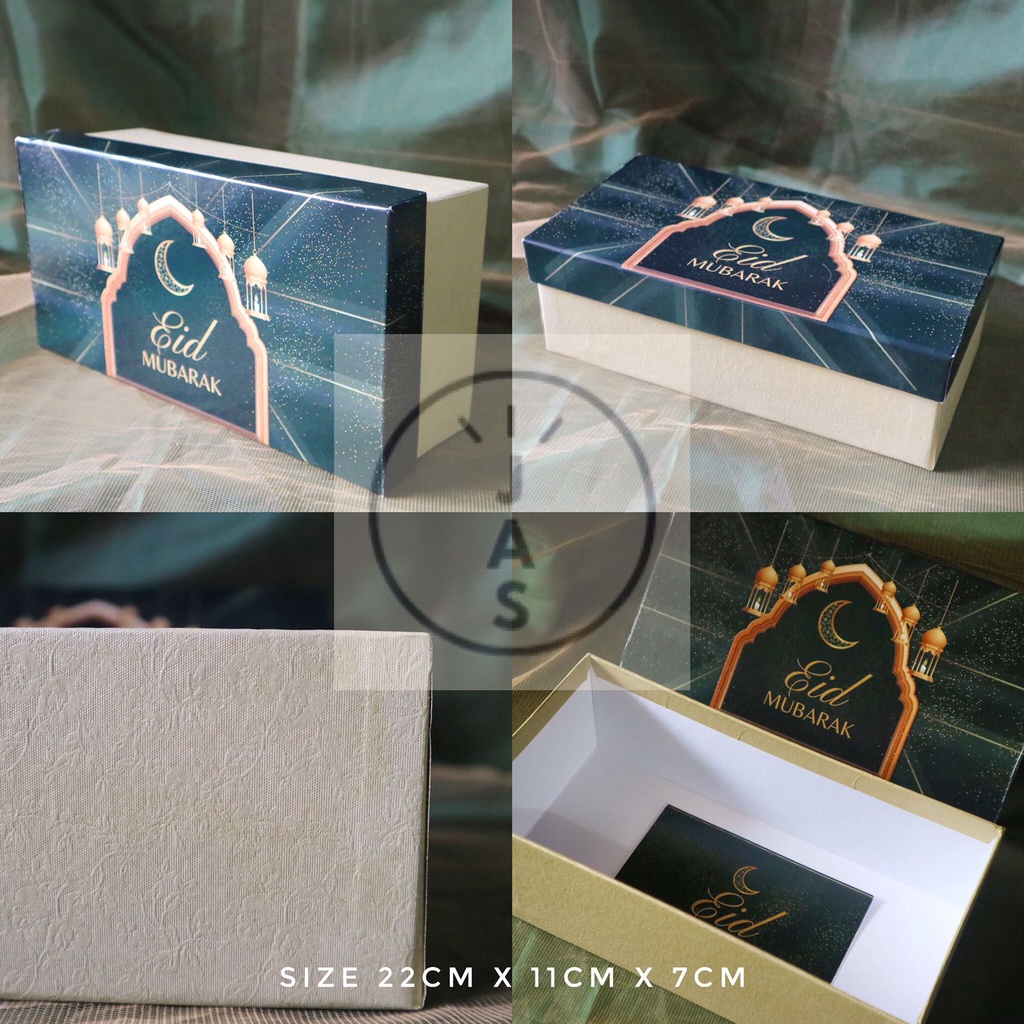 

kotak kue 22x11x7 hard box / hand made / edisi lebaran ramadhan