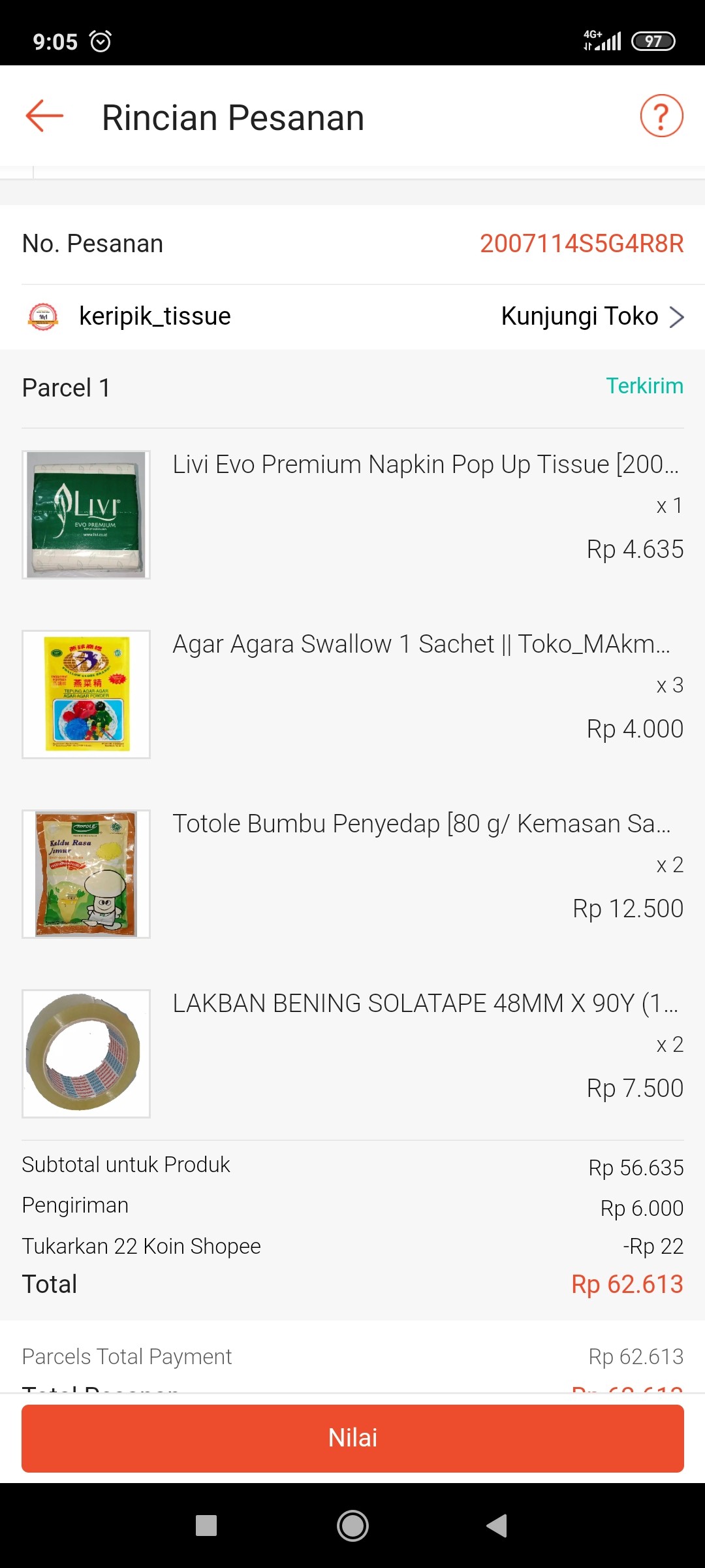 Lakban Bening Solatape 48mm X 90y (1pcs) || Makmur Abadi Official Store