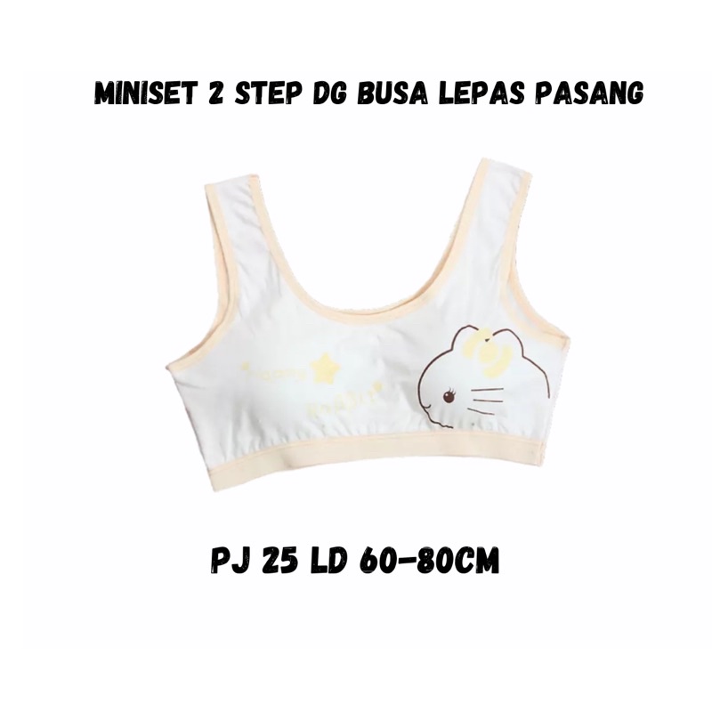 Miniset Anak Perempuan Remaja Cewek ABG SD SMP Beha BH Bra Remaja Mini Set Anak Perempuan Busa