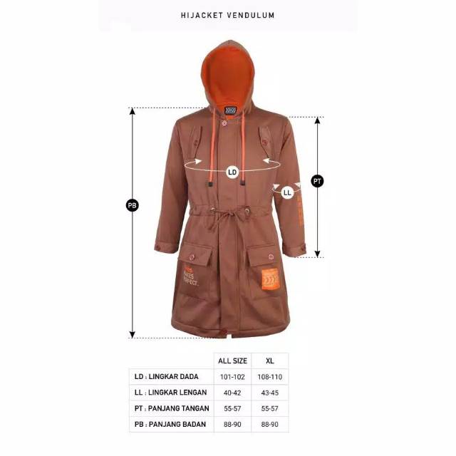 ⭐BUY 1 GET 2 GIFT⭐ HIJACKET® ORIGINAL VENDULUM JAKET MUSLIMAH-5