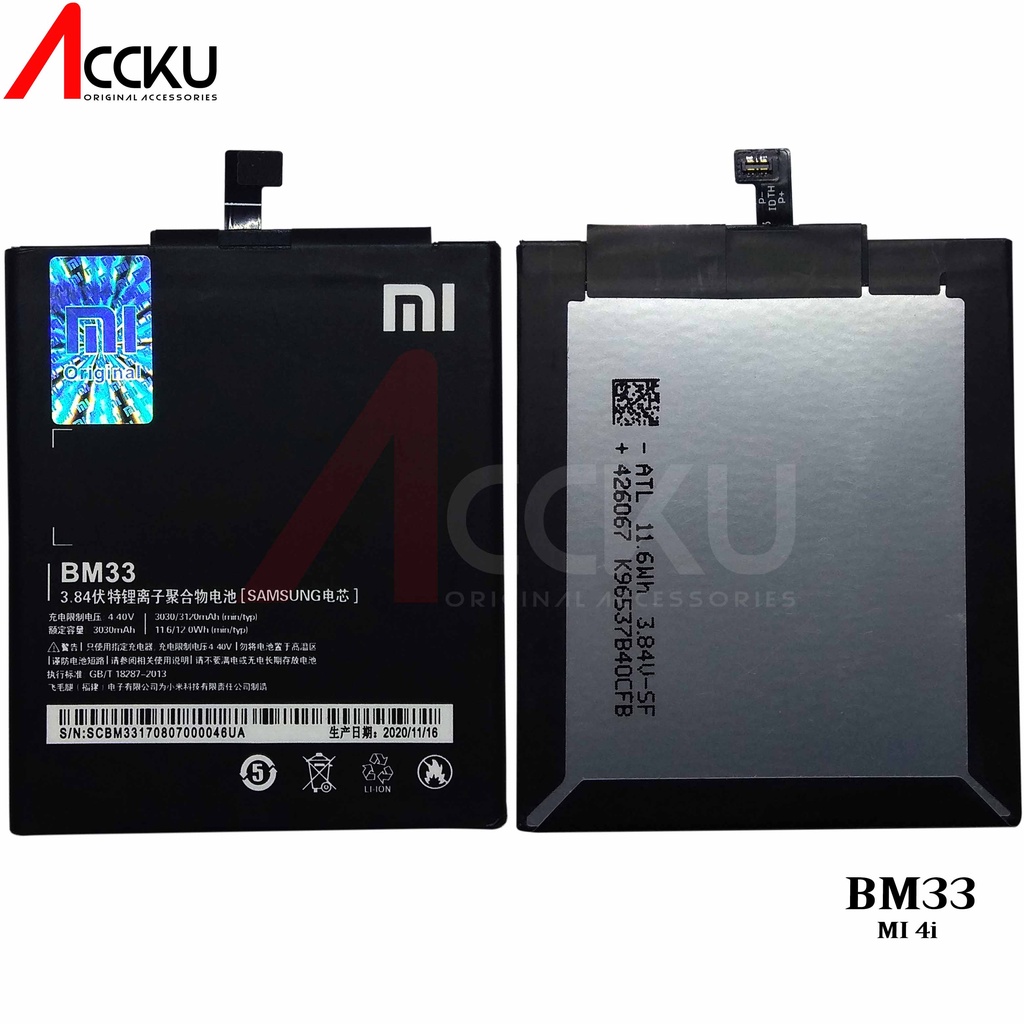 BATRE BATTERY BATERAI XIAOMI 4i BATERAI BATTERY XIAOMI BATERAI Mi 4i BATTERY XIAOMI BM33 ORIGINAL