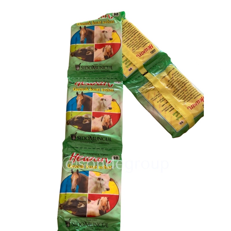 Jamu Hewan No 98 - Gemuk Kuat Sehat - Sidomuncul - Sachet