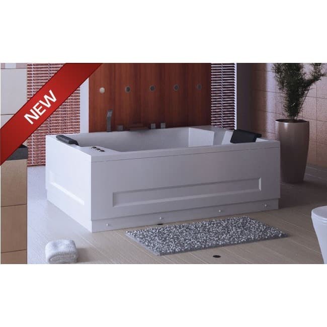 Meridian Bathtub Standing Acrylic Luna Plus - ACRYLIC CRYSTAL